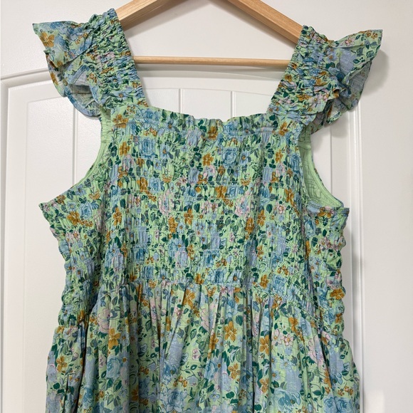 Anthropologie The Peregrine Midi Dress: Square-Neck Edition 1X - Picture 10 of 12